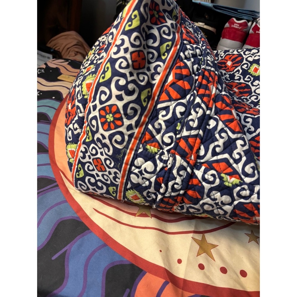 Vera Bradley Sun Valley Quilted Cotton XL Duffel Bag Travel Overnight Weekender - Picture 5 of 16